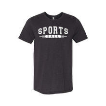 sport ball t-shirt - sportsball collection - black - soft and spun apparel