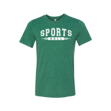 sport ball t-shirt - sportsball collection - green - soft and spun apparel