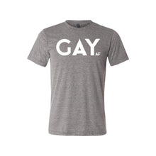 gay af t-shirt - grey - af collection - soft and spun apparel