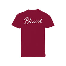 blessed - garnet - kids t-shirt - thanksgiving t-shirt - soft and spun apparel