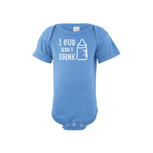 i could use a drink onesie - blue - wee ones - soft and spun apparel