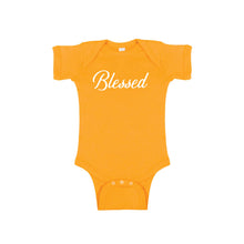 blessed onesie - gold - thanksgiving onesie - soft and spun apparel