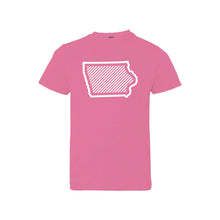 Iowa t-shirt - raspberry - kids t-shirt - soft and spun apparel