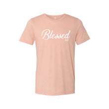 blessed af t-shirt - peach - thanksgiving t-shirt - soft and spun apparel