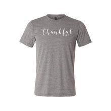 thankful af t-shirt - grey - thanksgiving t-shirt - soft and spun apparel
