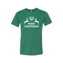merry chrismukkah t-shirt - grass green - christmas t-shirt - soft and spun apparel