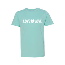 love is love kids t-shirt - caribbean - soft and spun apparel