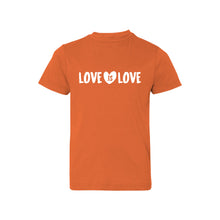 love is love kids t-shirt - orange - soft and spun apparel