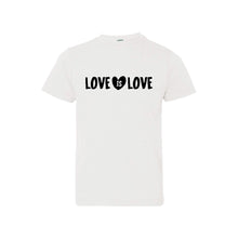 love is love kids t-shirt - white - soft and spun apparel