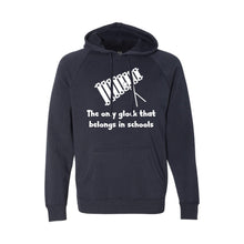 the only glock that belongs in schools pullover hoodie - classic navy - soft and spun apparel