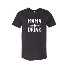 Mama Needs a Drink T-Shirt-XS-Black Heather-soft-and-spun-apparel