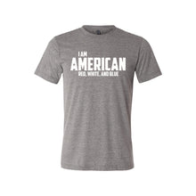 I Am American T-Shirt-XS-Grey-soft-and-spun-apparel