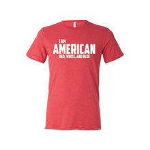 I Am American T-Shirt-XS-Red-soft-and-spun-apparel