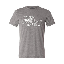 It's Fine T-Shirt-XS-Grey-soft-and-spun-apparel