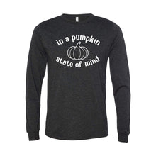In A Pumpkin State of Mind Long Sleeve T-Shirt-XS-Charcoal Black-soft-and-spun-apparel