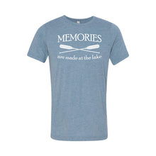 memories are made at the lake t-shirt - denim - outdoor living collection - soft and spun apparel