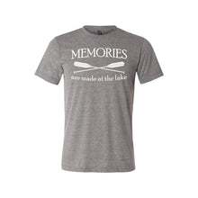 memories are made at the lake t-shirt - grey - outdoor living collection - soft and spun apparel