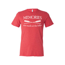 memories are made at the lake t-shirt - red - outdoor living collection - soft and spun apparel