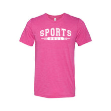 sport ball t-shirt - sportsball collection - berry - soft and spun apparel