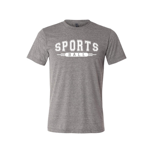 sport ball t-shirt - sportsball collection - grey - soft and spun apparel