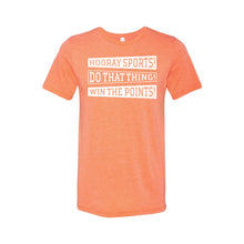 hooray sports - sportsball collection - orange - soft and spun apparel
