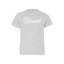 blessed - heather - kids t-shirt - thanksgiving t-shirt - soft and spun apparel