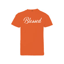 blessed - orange - kids t-shirt - thanksgiving t-shirt - soft and spun apparel