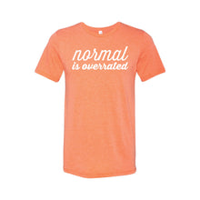Normal is Overrated T-Shirt - Soft & Spun Apparel - Orange