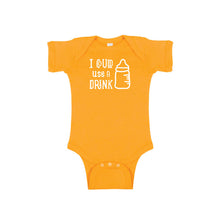 i could use a drink onesie - gold - wee ones - soft and spun apparel