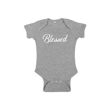 blessed onesie - heather - thanksgiving onesie - soft and spun apparel