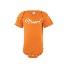 blessed onesie - orange - thanksgiving onesie - soft and spun apparel
