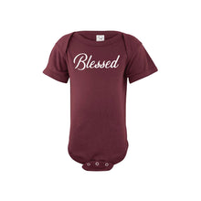 blessed onesie - garnet - thanksgiving onesie - soft and spun apparel