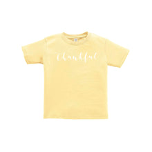 thankful toddler tee - butter - thanksgiving tee - soft & spun apparel