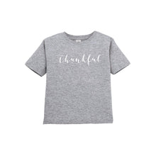 thankful toddler tee - heather - thanksgiving tee - soft & spun apparel