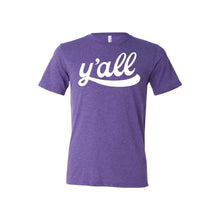 y'all- purple - southern charm t-shirt