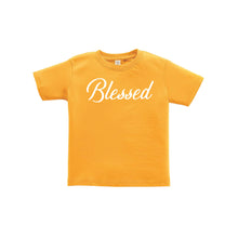 blessed t-shirt - gold - toddler tee - thanksgiving t-shirts - soft and spun apparel