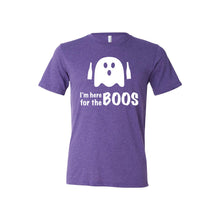 i'm just here for the boos - purple - halloween t-shirt
