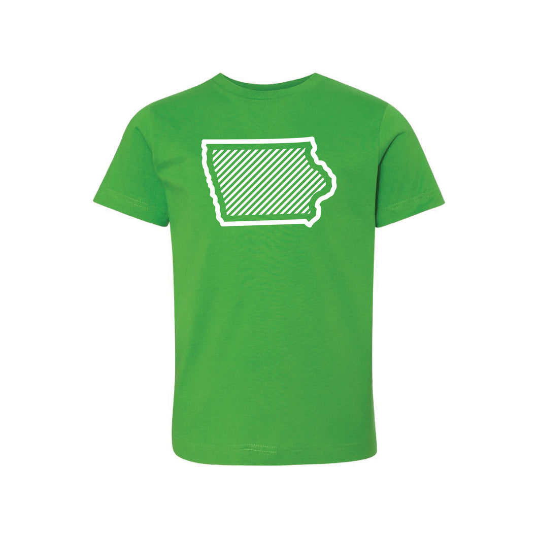 Iowa t-shirt - apple - kids t-shirt - soft and spun apparel