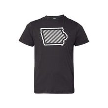 Iowa t-shirt - black - kids t-shirt - soft and spun apparel