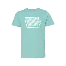 Iowa t-shirt - caribbean - kids t-shirt - soft and spun apparel
