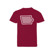 Iowa t-shirt - garnet - kids t-shirt - soft and spun apparel