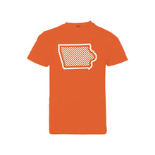 Iowa t-shirt - orange - kids t-shirt - soft and spun apparel