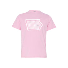 Iowa t-shirt - pink - kids t-shirt - soft and spun apparel