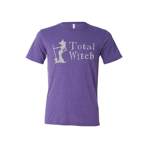 total witch - purple - halloween t-shirt - soft and spun apparel