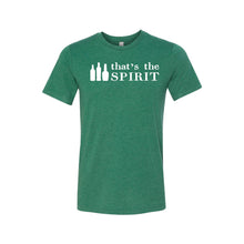 that's the spirit - grass green - christmas t-shirts - soft and spun apparel