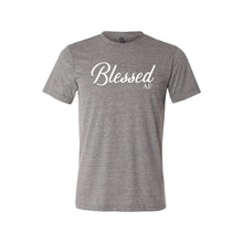 blessed af t-shirt - grey - thanksgiving t-shirt - soft and spun apparel