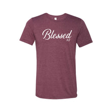 blessed af t-shirt - maroon - thanksgiving t-shirt - soft and spun apparel