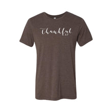 thankful af t-shirt - brown - thanksgiving t-shirt - soft and spun apparel