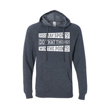 hooray sports hoodie - midnight navy - sportsball collection - soft and spun apparel