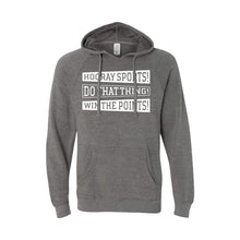 hooray sports hoodie - nickel - sportsball collection - soft and spun apparel